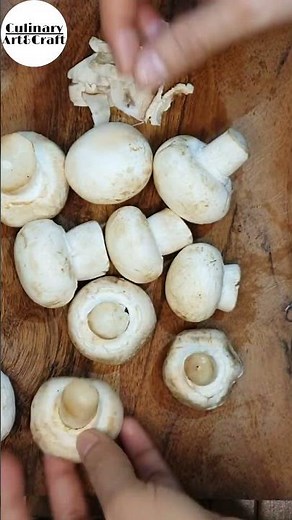 The Fast and easy way to clean mushrooms before cooking #shorts #shortfeed