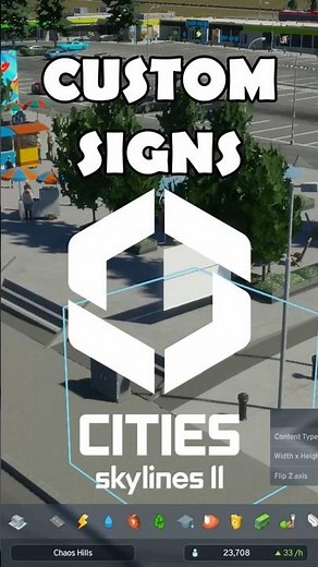 CITIES SKYLINES 2 SIGN TUTORIAL #citiesskylines2 #guide #tutorial #modded #citiesskylines2gameplay