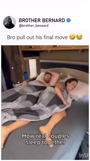 How couples sleep together Very funny video 😂😂 | Brother Bernard