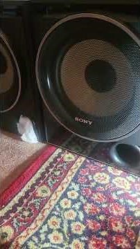SONY SS-MSP7500 10 inch subwoofer speakers