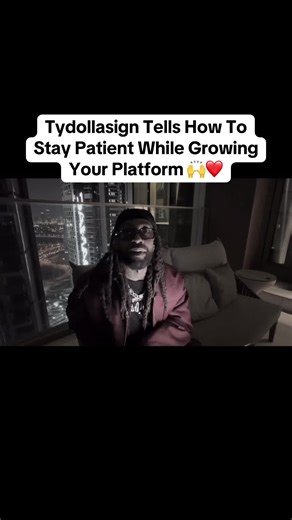 Tydollasign Tells How To Stay Patient While Growing Your Platform 🙌❤️ #tydollasign #twitch #tiktok #youtube #clips
