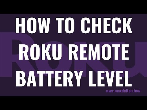 How to Check Roku Remote Battery Level