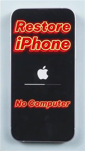 iPhone Hidden Feature | Restore iPhone without Computer If Forgot Passcode #shorts