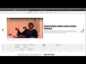 Timeline from Knightlabs Tutorial