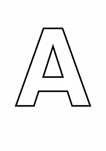 Printable ABC Capital Letters Numbers 0-9 Large Alphabet Templates for Classroom and Homeschool PDF Block Letter Printables Big Letters - Etsy