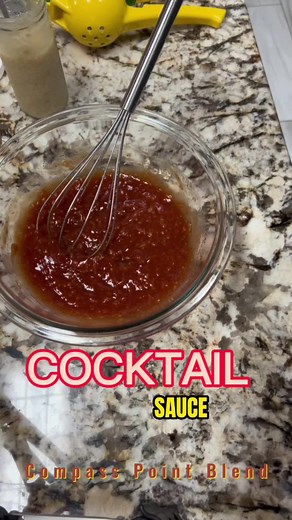 HOMEMADE COCKTAIL SAUCE #CapCut #cocktailsauce #ketchup #horsradish #seafood #shrimp