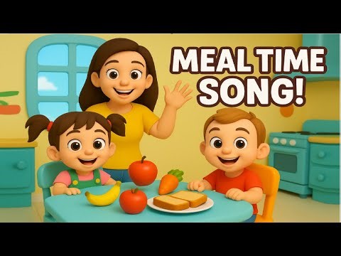 Kids Mealtime Routine 🍽️ Healthy Eating Story for Toddlers & Preschoolers | Jellybean kids