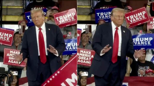 30K views · 947 reactions | Donald Trump has brought some of his signature dance moves to his latest rally in Pennsylvania where he received a huge applause from the crowd in the battleground state. | Sky News Australia | Facebook