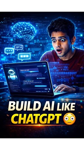 Build Your Own AI System Like ChatGPT 🔥 #shorts #telugu #ai #python #itjobs #skills #techcareers