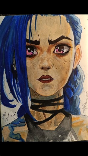 Jinx from Arcade. 🎨 art by @Tawe_Arts.