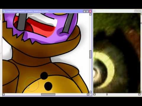 The death of purple guy (Fnaf 3 speedpaint)