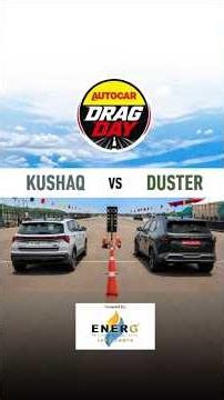 Skoda Kushaq vs Renault Duster drag race #shorts