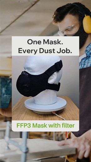 Woodworking and construction create serious airborne dust. This FFP3 respirator features replaceable filters, secure sealing, and high-efficiency filtration for demanding environments. Built for real job sites. Follow BASE CAMP for trusted protection. Amazing shot by @construcciondisenoymas Click the link to grab your gear. 👉 www.bcmask.com #FFP3 #Respirator #Woodworking #ConstructionLife #DustMask #PPE #Jobsite #WorkSafety #Carpentry #SilicaDust #bcmask #basecampmask | BCmask