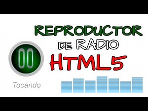 Reproductor de Radio html5 editable y gratis