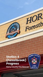 STATION 4 (FORESTBROOK) PROGRESS ✅ - As construction begins to wrap up on Horry County Fire Rescue Station 4 (Forestbrook), we take a look at the site to see how things are going. Soon, we'll be sharing the time and date for a GRAND OPENING ceremony! #HCFR | Horry County Fire Rescue