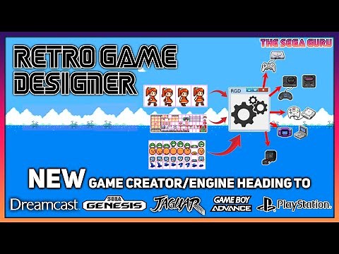 Retro Game Designer - Brand new game creator for Sega Dreamcast, Genesis, Jaguar and more!