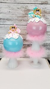 179K views · 2.6K reactions | Candyland decor using Dollar Tree candle pedestal #dollartree #candyland #gingerbread #crafting #crafts #christmas #christmasdecor #dollartreecrafts #gifts #foamclay | UpnGrowing | Facebook