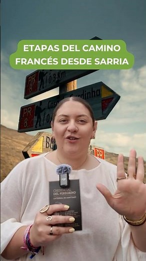 Stages of the Camino Francés from Sarria