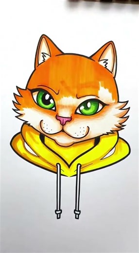 cat 🐈😺 #drawing #coloring