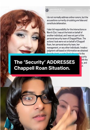 The ‘Security’ ADDRESSES Chappell Roan Situation. The security who was with Chappell Roan takes FULL RESPONSIBILITY for his actions. He claims he wasn’t apart of Chappell Roan’s security team and says the actions were not on behalf of Chappell, her security team, her management, or other individuals. This comes after the week of hate Chappell Roan & Pascul received after footballer Jorginho CALLED OUT Chappell Roan & Pascul for acting aggressively to his wife and 11 year old daughter. #chappellr