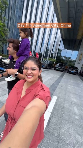Shanice Shrestha Sharma on Instagram: "#MiniVlogs from China continue… This was our first day in Jiangmen city. Family travels with Kids matlab chaos but at the end of the day the best memories❤️"