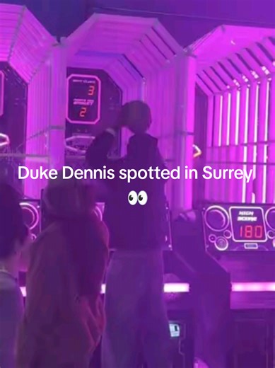 Duke Dennis spotted in Surrey, BC 👀 Explore 27,000 sq ft of pure fun: basketball hoops, arcade, bowling, mini-golf, go karts, roller skating, karaoke, VR & more. 📍 Central City Fun Park, Surrey BC 📸 Credit: @Khaled #thingstodoinsurrey #vancouver #dukedennis #funpark #discoversurreybc