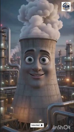 How Cooling Towers Actually Work! 🌬️💧 #energy