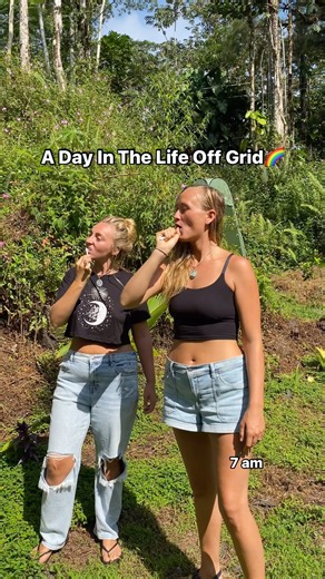 13K views · 3K reactions | A day in our life off grid in the tropics - #adayinthelife #dayinthelife #whatieatinaday #plantbased #lgbt #fruit #reels #explore #adventure #offgrid #nature #natural #simple #homestead #tropics #tropical #fruits #local #organic #permaculture #watermelon #couple #healthyhabits #relationshipgoals #happiness #soulmate #truelove #lesbiancouple #lesbiancouples #healthylifestyle | Organic Vegan Living | Facebook