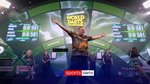World Darts Championship: Wesley Plaisier gets Ally Pally rocking during walk-on as crowd belt out classic tune!