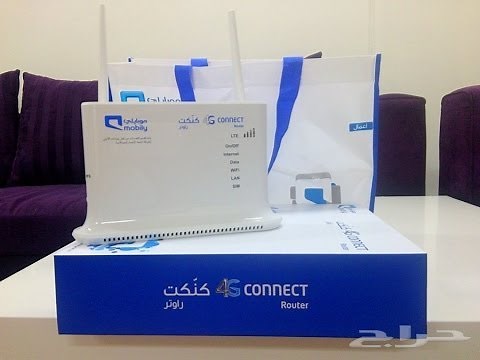how to set up mobily 4 G router and change password