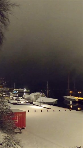 ASMR Winter in Oslo: Heavy Snowfall & Silent Streets (Midnight Walk) 🌨️🤍