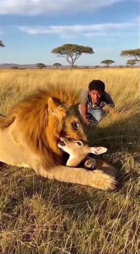 “Deer Charge Attack Caught on Camera — Deer Cries & Boy Reacts”