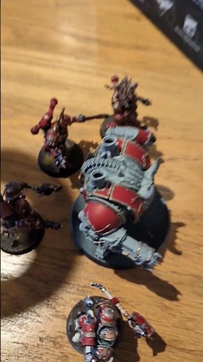 Warhammer 40k Chaos World Eaters vs Space Wolves Dreadnought