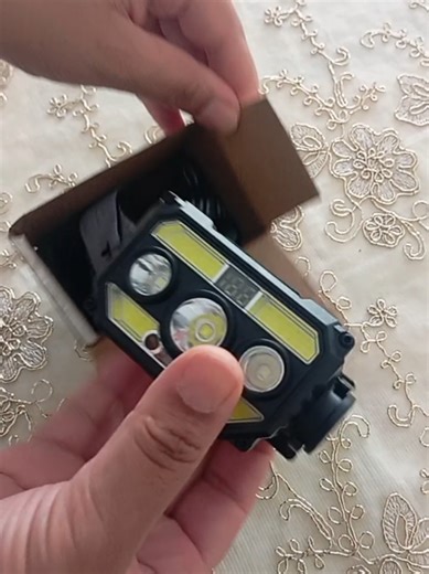 #Linterna_frontal_LED_recargabl recargabl