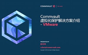 Commvault VMware虚拟化备份保护能力