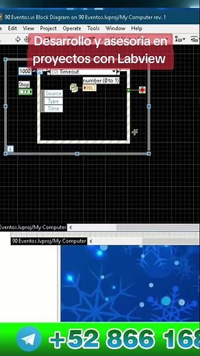 Project development with PLC and LabVIEW