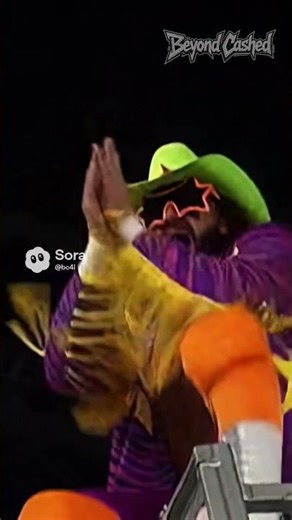 Macho Man Fireman's Ladder Jump