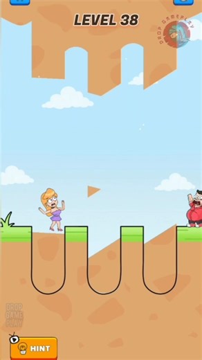 slice the bridge level 38 #slice #youtubeshorts #gaming #puzzle ‪@DropGameplay228‬ ‪@gaming‬