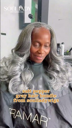 I found the perfect grey hair bundles! Who can say this is not my hair? #silverhair #grayhair #wigs