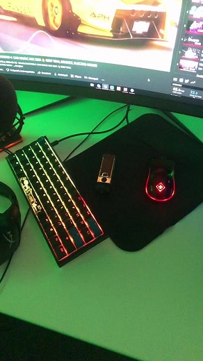 Stunning RGB Mechanical Keyboard and Gaming Mouse Setup