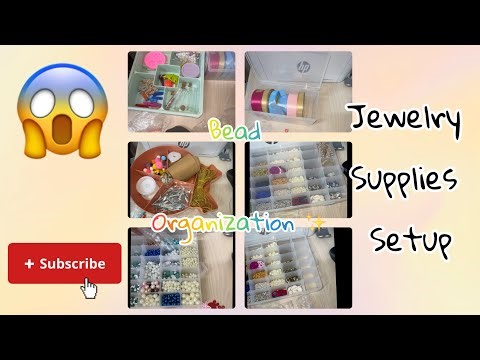 ✨ Organizing My Beads & Jewelry Making Supplies | DIY Craft Storage Ideas