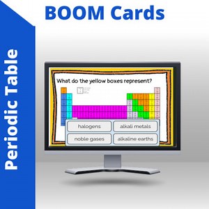 Parts of the Periodic Table - Middle School Science Boom Cards