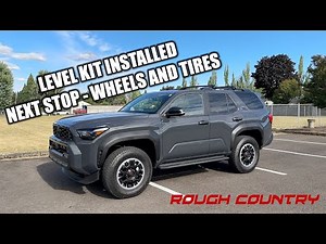 Rough Country 1.5" Level Kit Installed on my 6th Gen 4Runner.