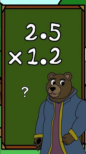¿Sabes cuánto es 2.5 × 1.2? | Reto de matemáticas del Profe Kuma