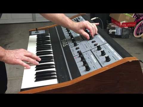 Demo of a 1982 Crumar Stratus. Cool synth!