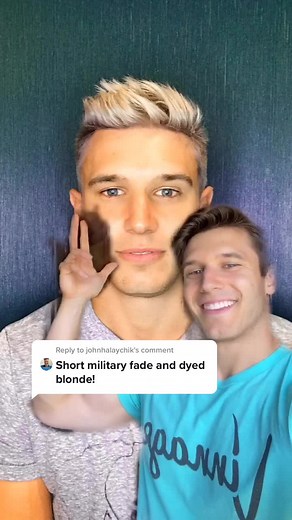 Blonde Military Haircut Transformation