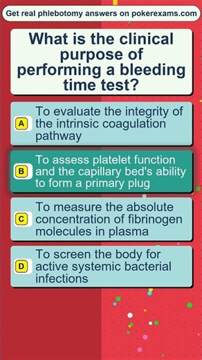 Phlebotomy Certification Exam Practice Test & Study Guide #phlebotomyexam