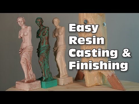 Resin Art Tutorial: Sculpture Resin Cast & Finish