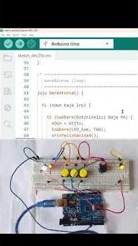 I Played Christmas Songs Using Buzzer & LEDs (Yoruba Code)