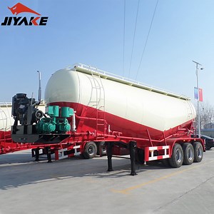 [Hot Item] V-Shape 3 Axles 50ton 40cbm Bottom Discharge/Unloading Dry Powder Tanker Semi Trailer Bulk Cement Trailer